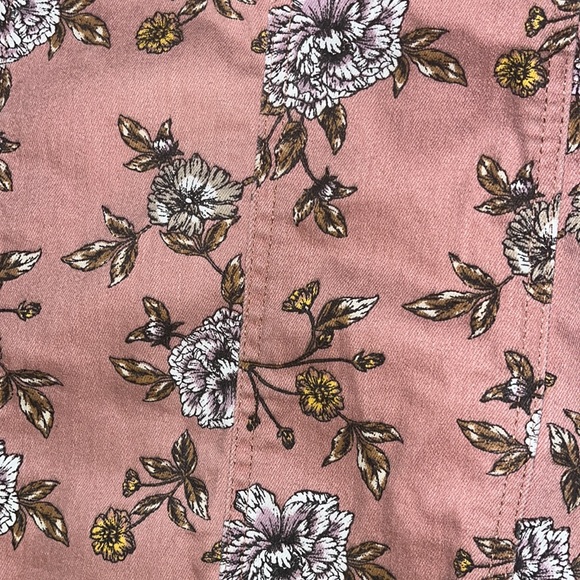 No Boundaries adjustable pink overalls dress - Picture 2 of 5